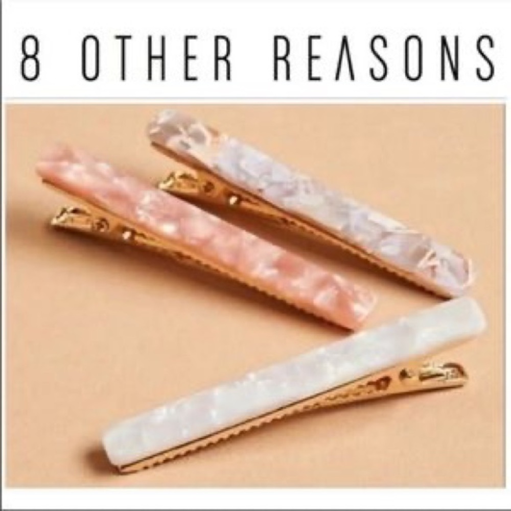 8 other reasons barrettes, NIP